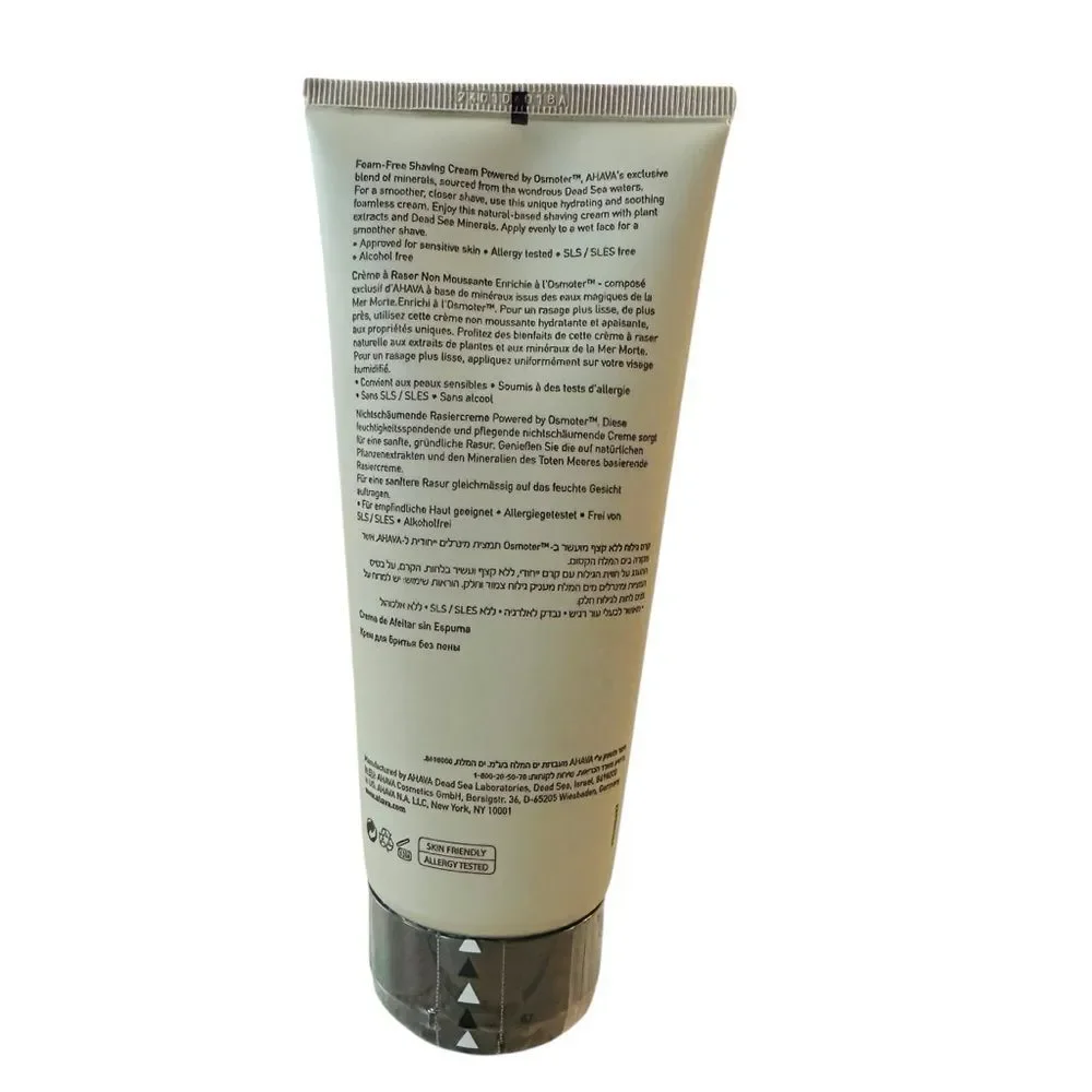 AHAVA Men Time To Energize Mild Foam-Free Shaving Cream